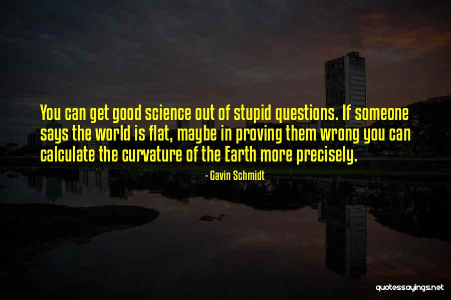 Earth Is Flat Quotes By Gavin Schmidt