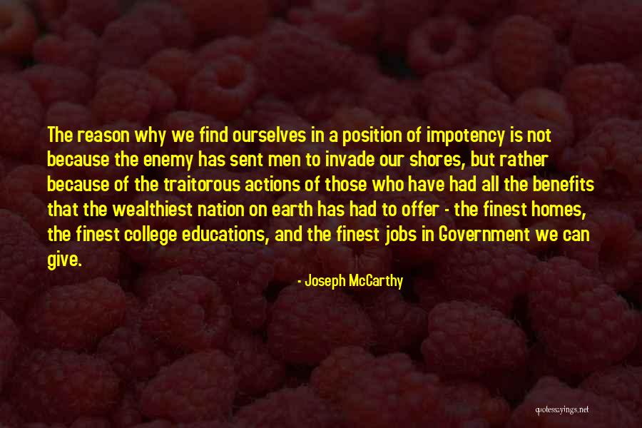 Earth Is Home Quotes By Joseph McCarthy Earth Is Home Quotes By Joseph McCarthy