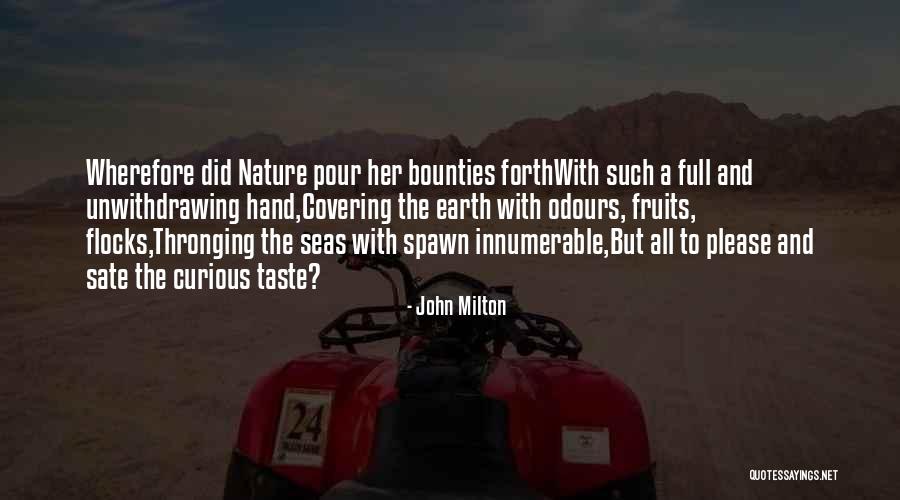 Earth Nature Quotes By John Milton Earth Nature Quotes By John Milton