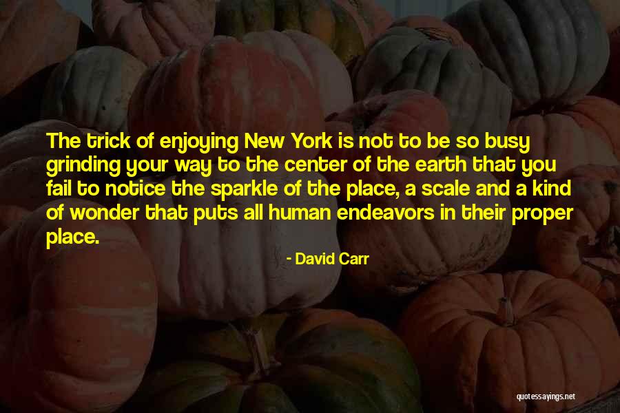 Earth Not The Center Quotes By David Carr Earth Not The Center Quotes By David Carr