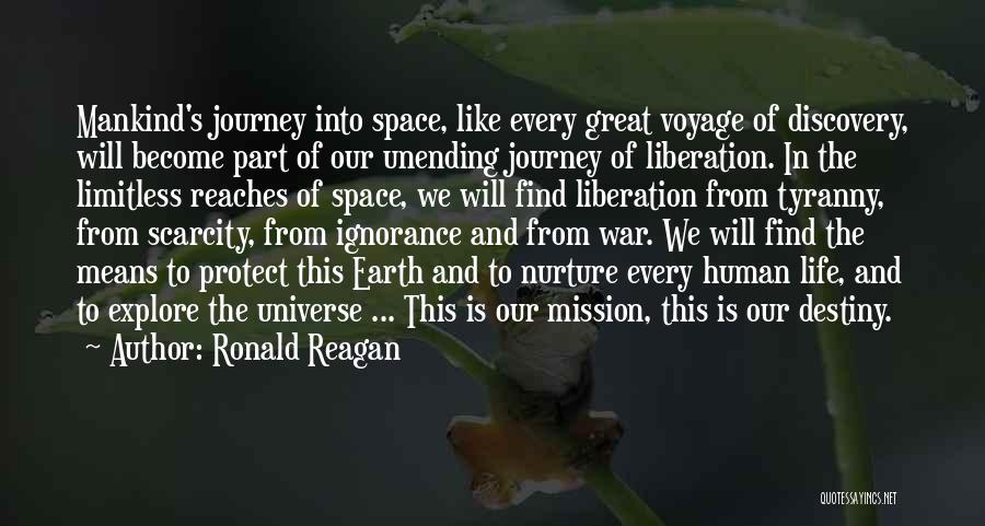 Earth Of Mankind Quotes By Ronald Reagan