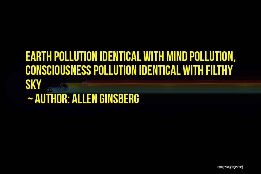 Earth Pollution Quotes By Allen Ginsberg