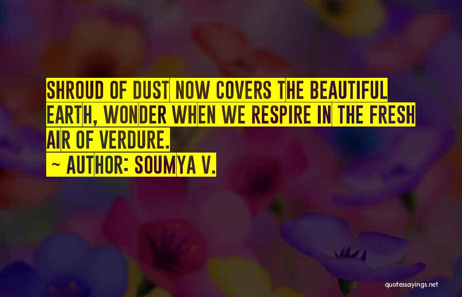 Earth Pollution Quotes By Soumya V.