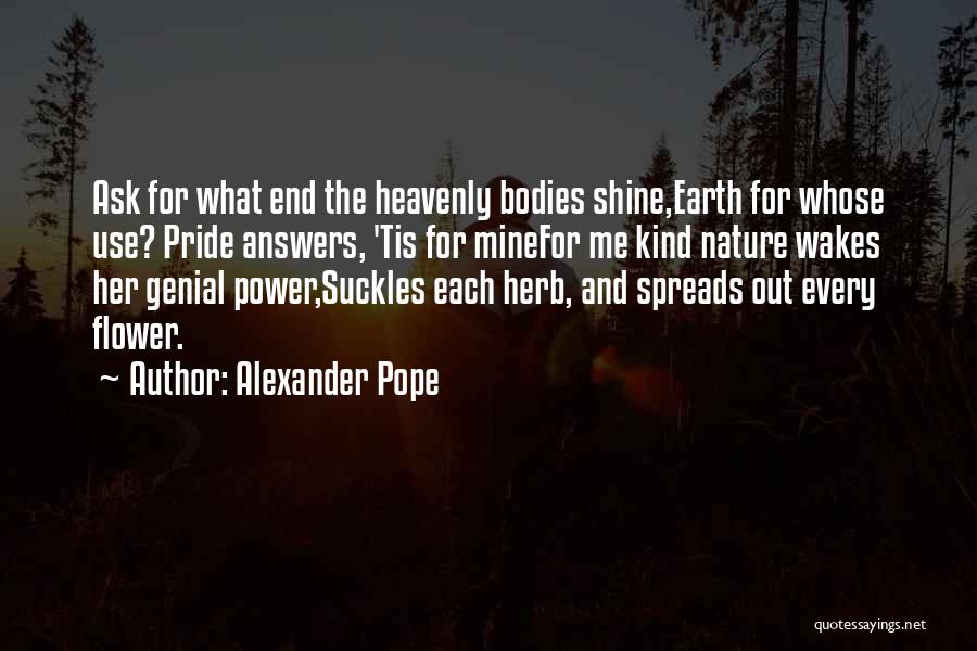 Earth Quotes By Alexander Pope