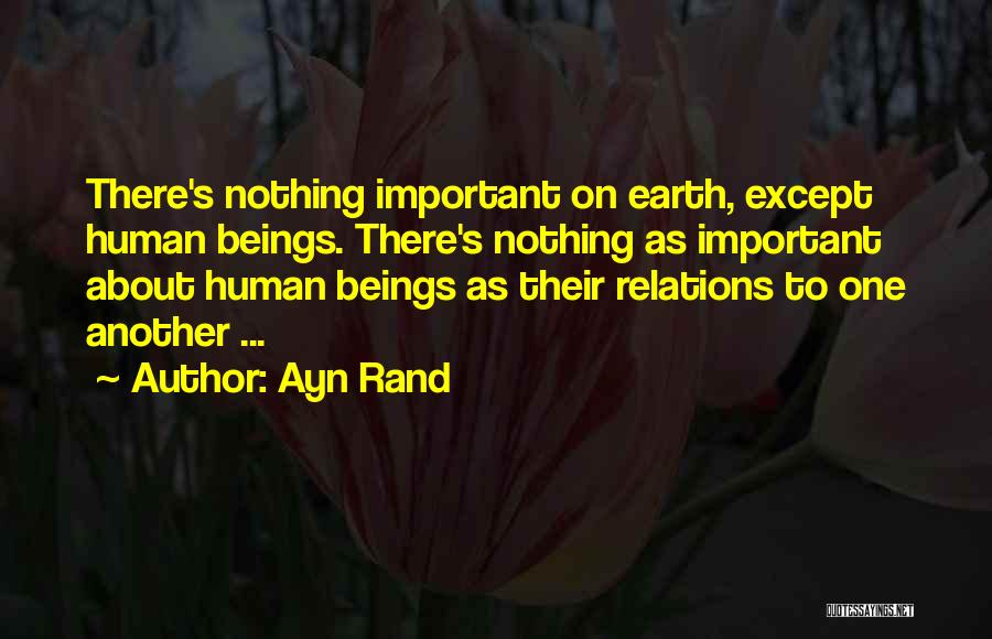 Earth Quotes By Ayn Rand