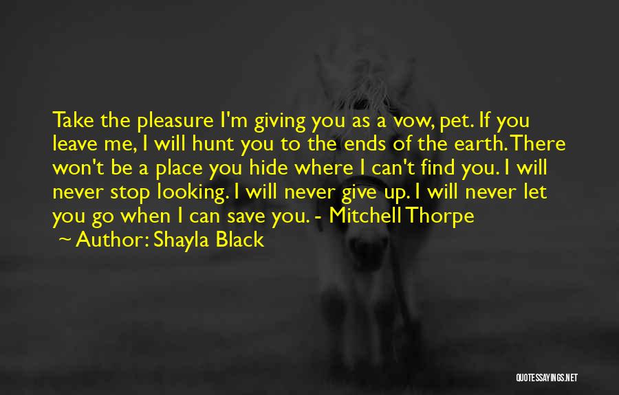 Earth Save Quotes By Shayla Black