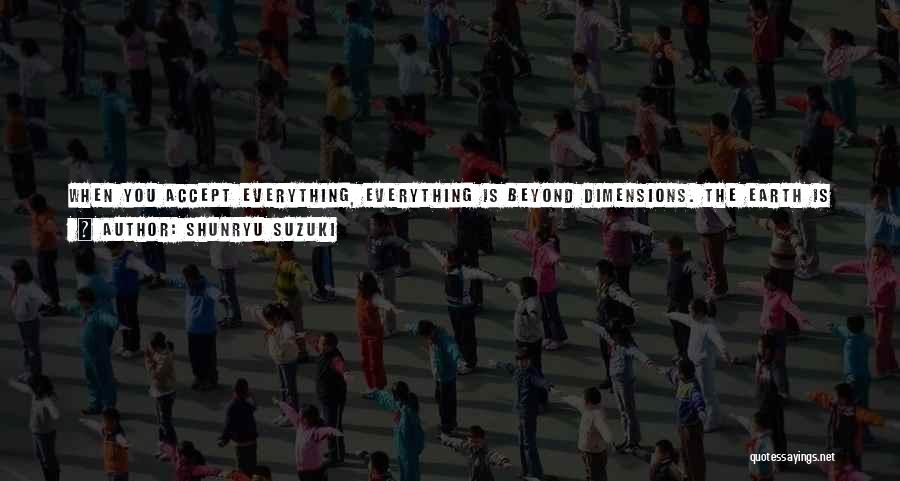 Earth Save Quotes By Shunryu Suzuki