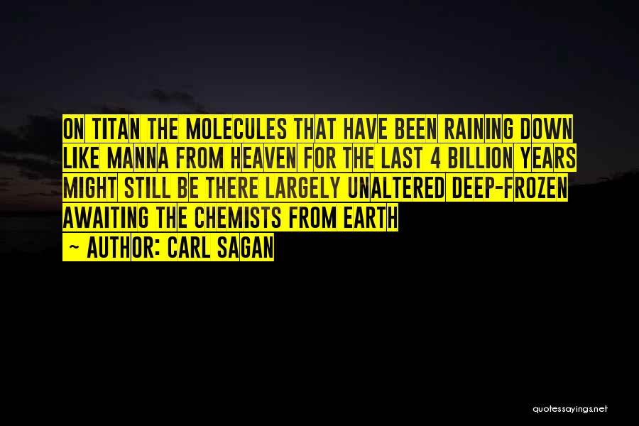 Earth Science Quotes By Carl Sagan