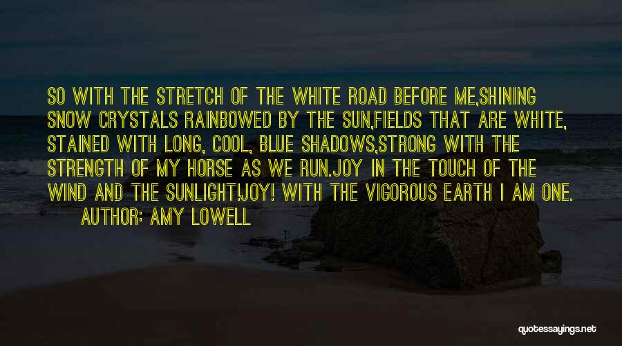 Earth Strong Quotes By Amy Lowell