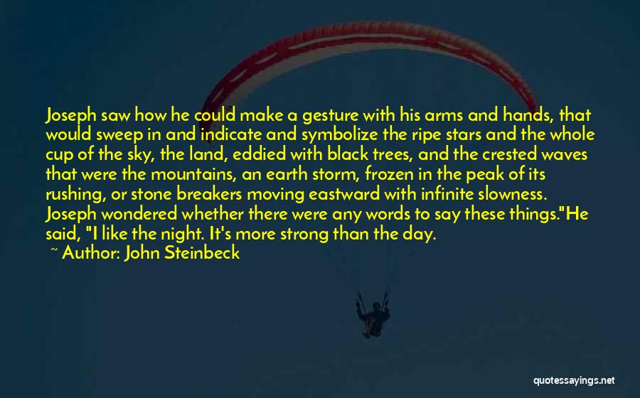 Earth Strong Quotes By John Steinbeck