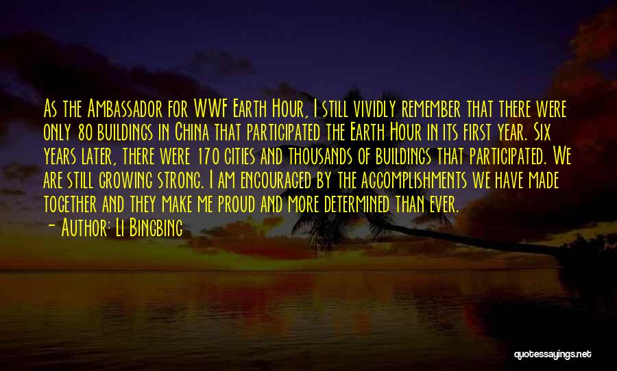 Earth Strong Quotes By Li Bingbing