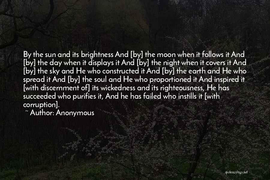 Earth Sun And Moon Quotes By Anonymous