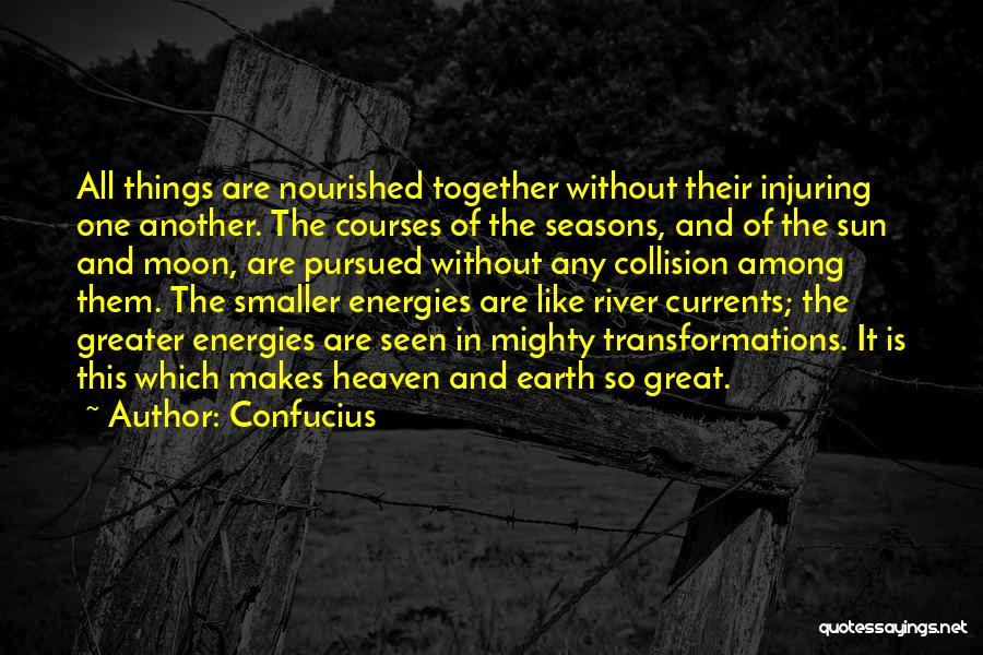 Earth Sun Moon Quotes By Confucius
