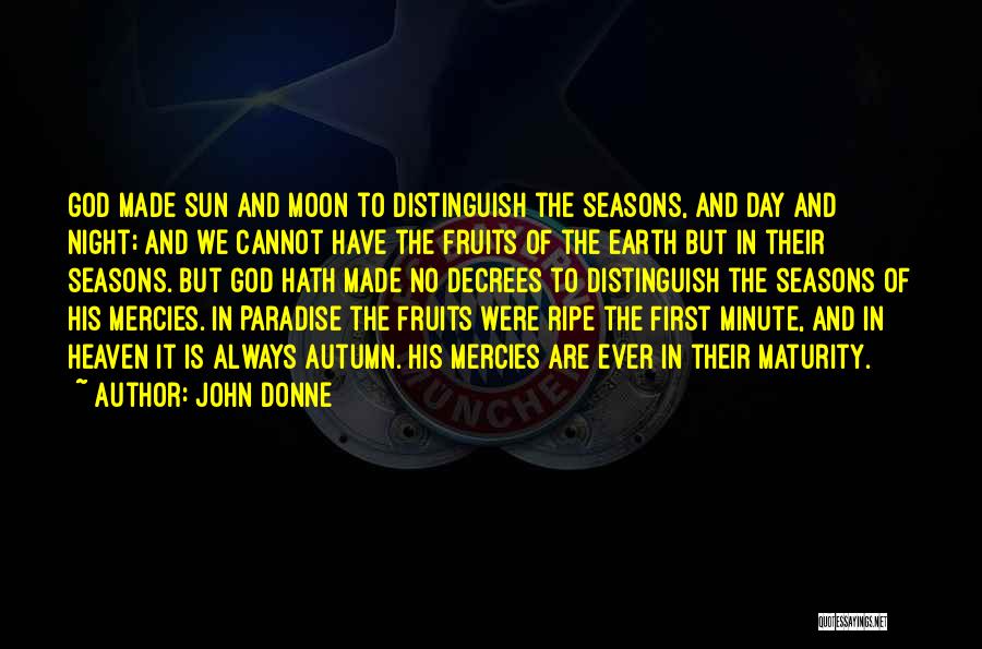 Earth Sun Moon Quotes By John Donne