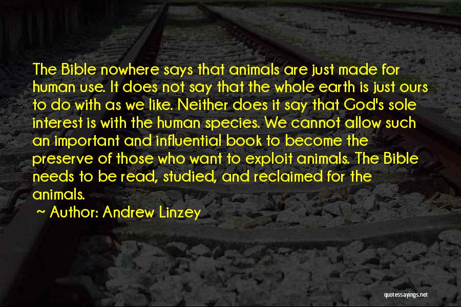 Earth The Book Quotes By Andrew Linzey