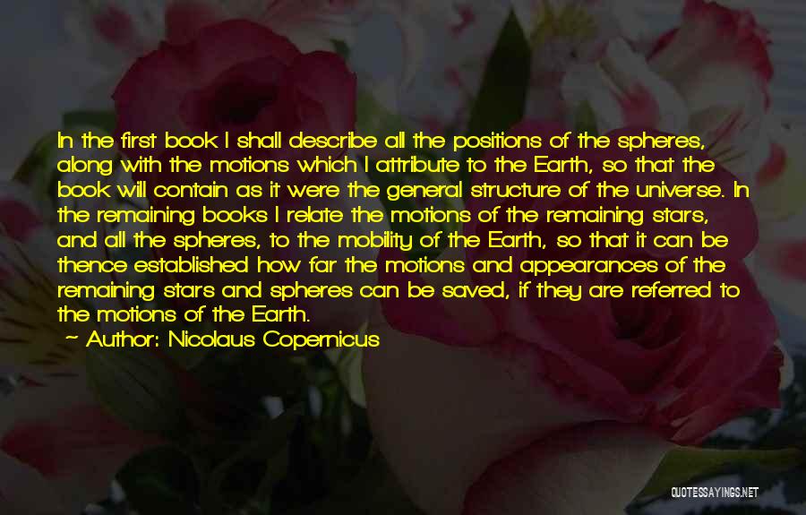 Earth The Book Quotes By Nicolaus Copernicus