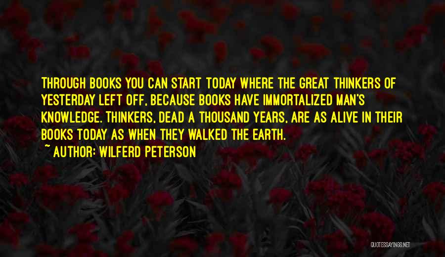 Earth The Book Quotes By Wilferd Peterson