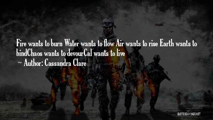 Earth Water Quotes By Cassandra Clare