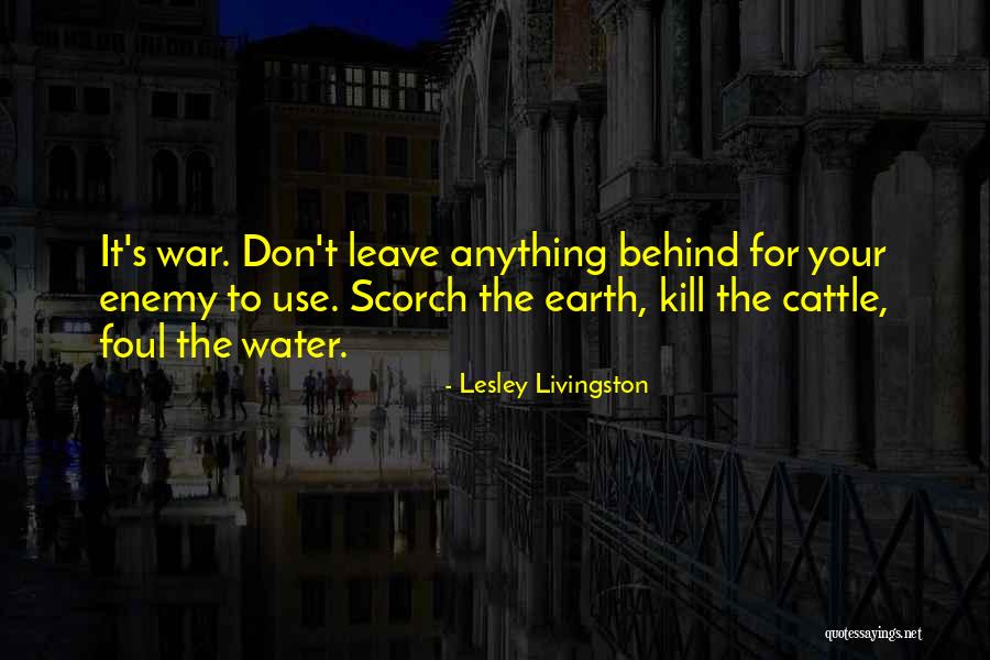 Earth Water Quotes By Lesley Livingston