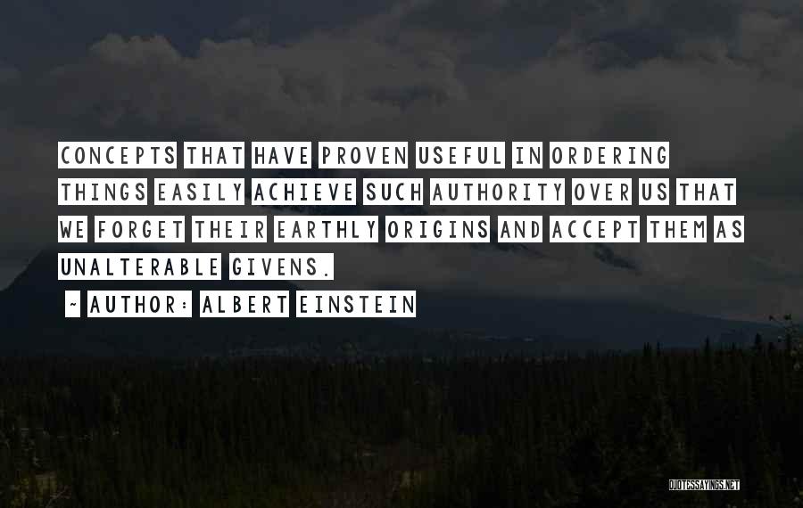 Earthly Things Quotes By Albert Einstein