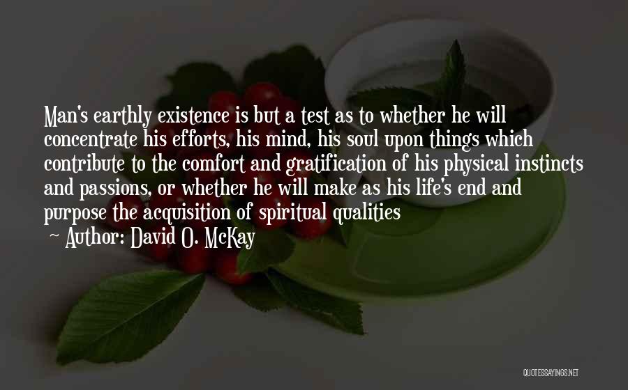 Earthly Things Quotes By David O. McKay