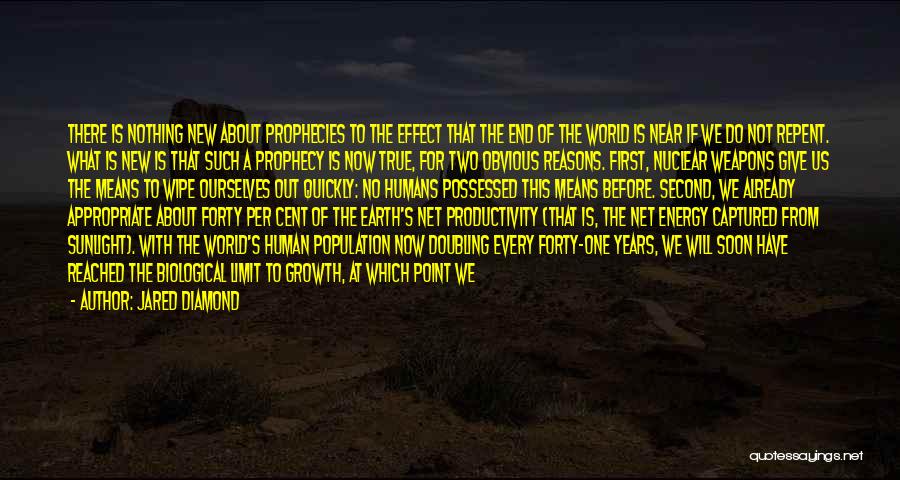 Earth's Resources Quotes By Jared Diamond
