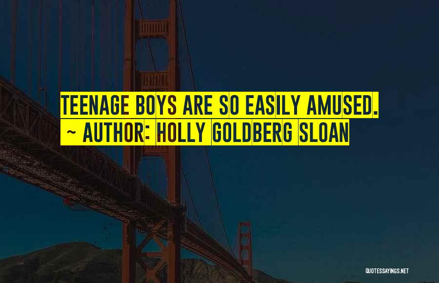 Easily Amused Quotes By Holly Goldberg Sloan