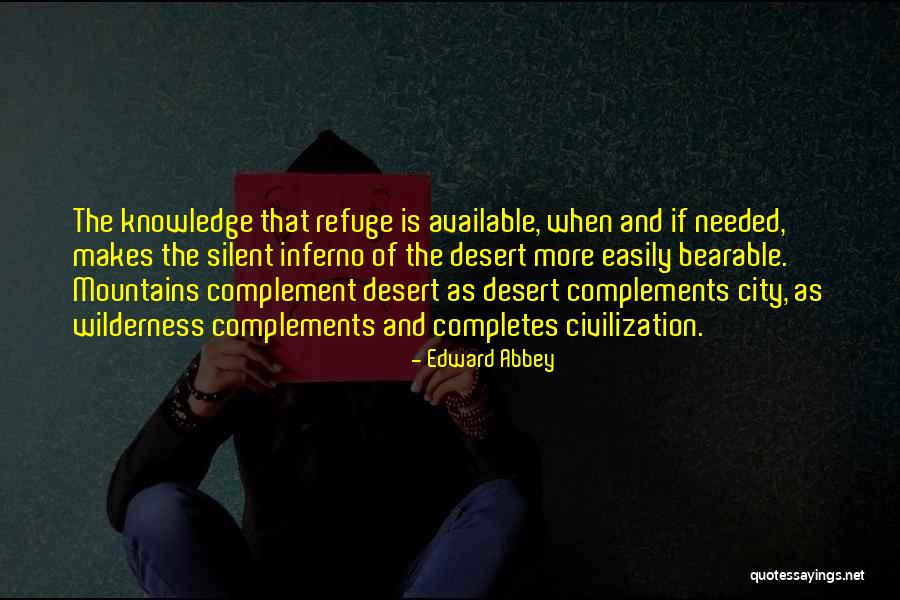 Easily Available Quotes By Edward Abbey