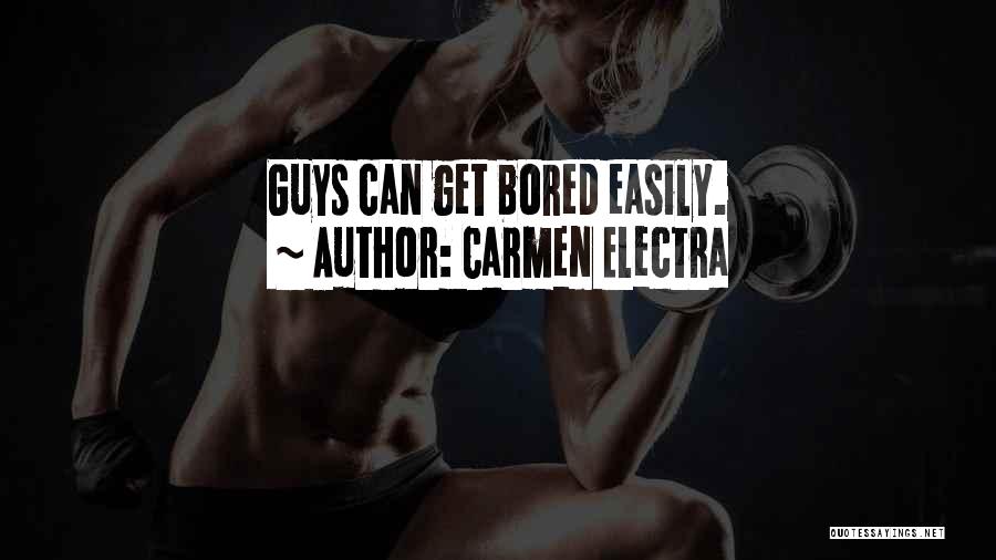 Easily Quotes By Carmen Electra