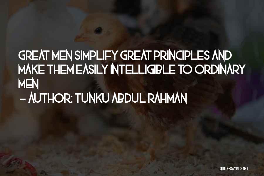 Easily Quotes By Tunku Abdul Rahman