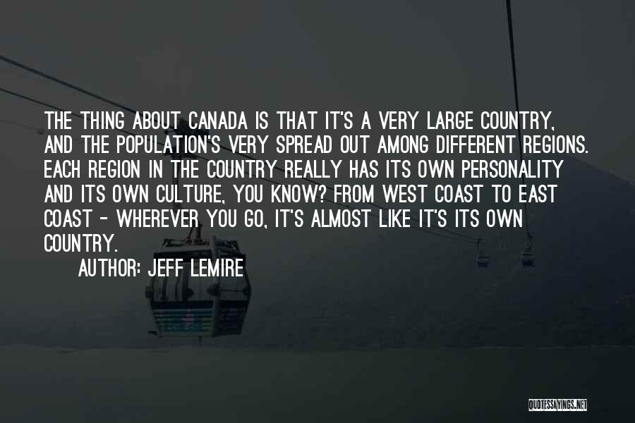 East Coast Vs West Coast Quotes By Jeff Lemire