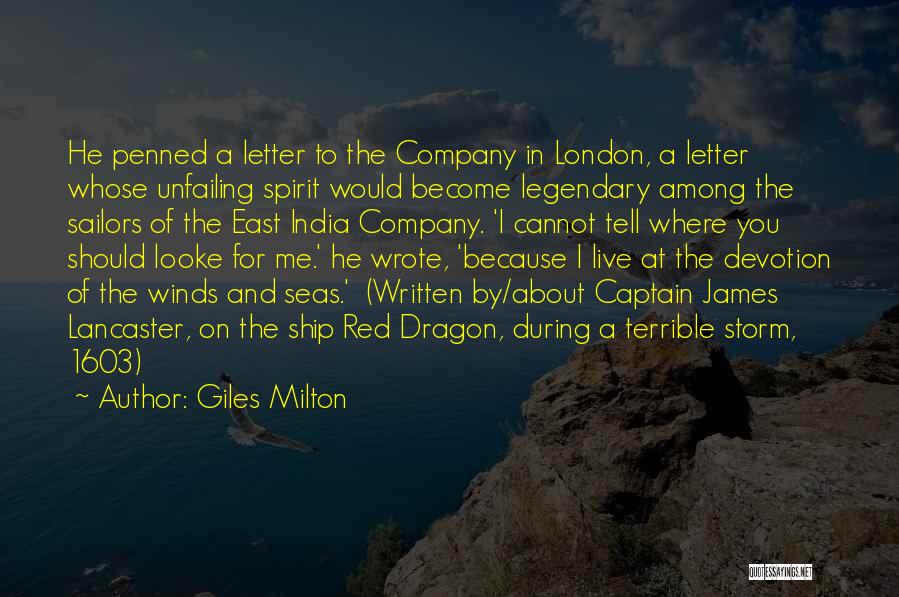 East London Quotes By Giles Milton