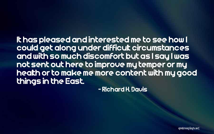 East Quotes By Richard H. Davis East Quotes By Richard H. Davis