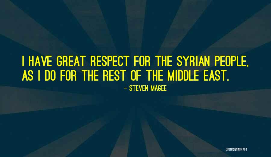 East Quotes By Steven Magee