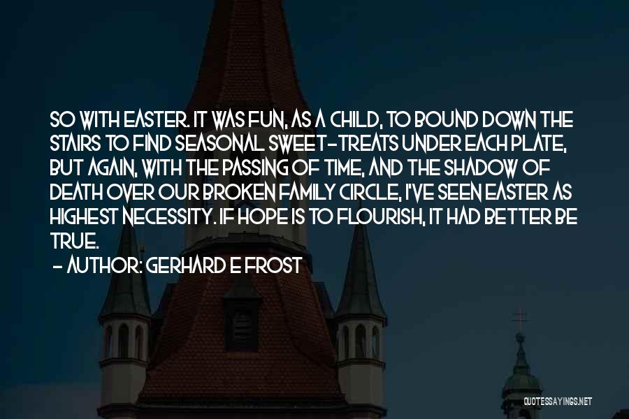 Easter And Family Quotes By Gerhard E Frost