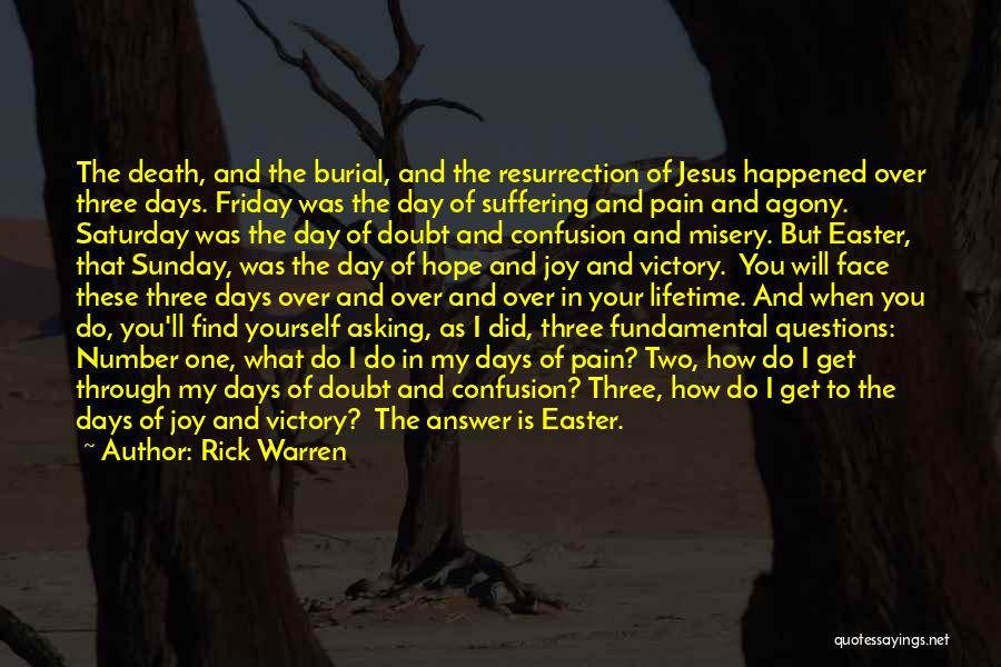 Easter And Jesus Quotes By Rick Warren