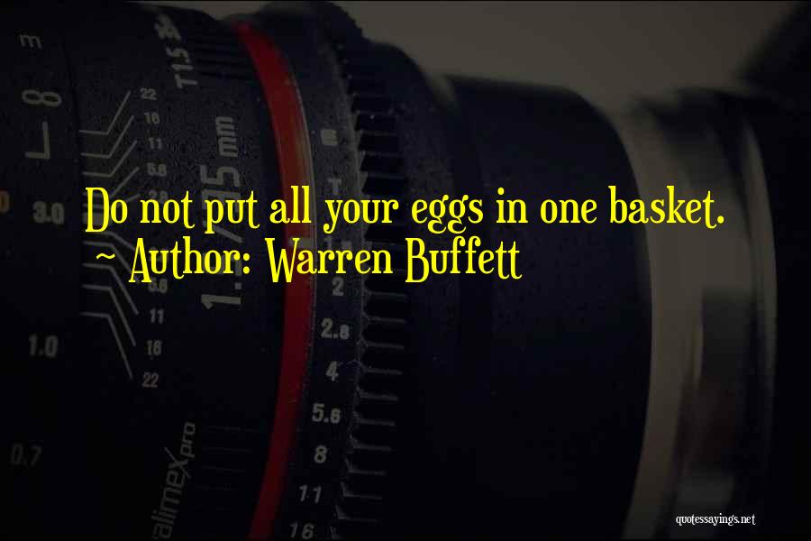 Easter Basket Quotes By Warren Buffett