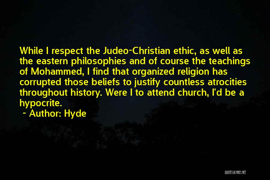 Eastern Religious Quotes By Hyde