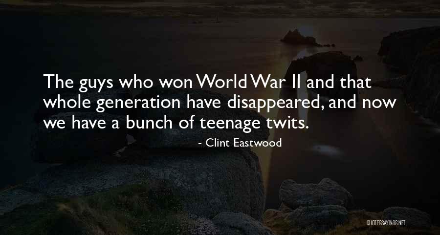 Eastwood Quotes By Clint Eastwood