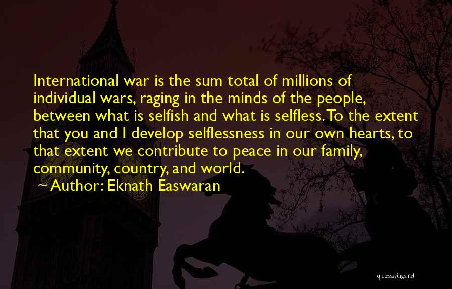 Easwaran Quotes By Eknath Easwaran