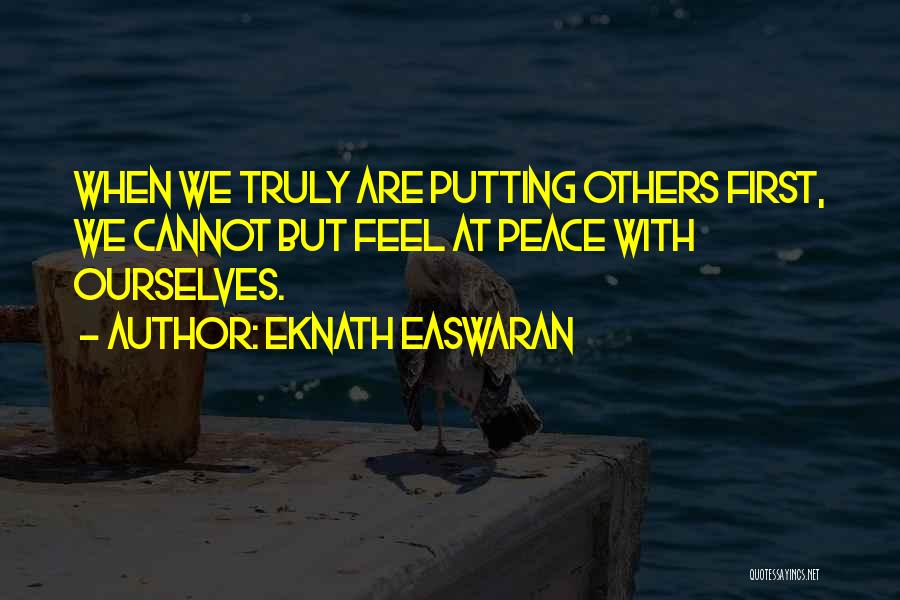 Easwaran Quotes By Eknath Easwaran