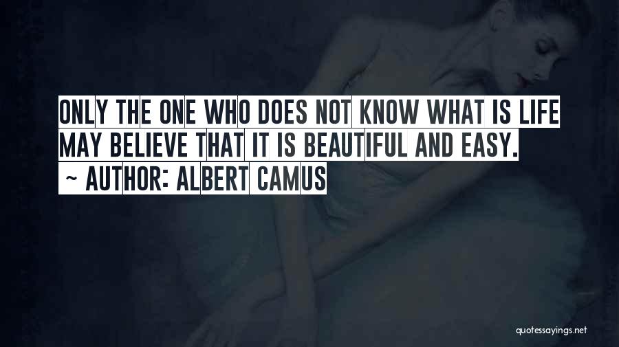 Easy Does It Quotes By Albert Camus