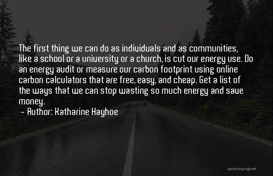 Easy Money Easy Go Quotes By Katharine Hayhoe