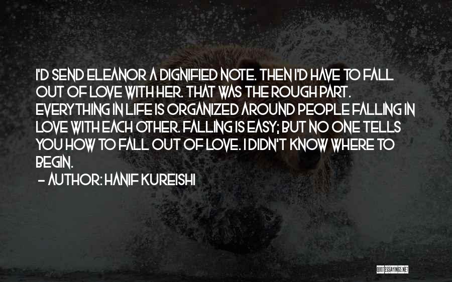 Easy To Fall In Love Quotes By Hanif Kureishi