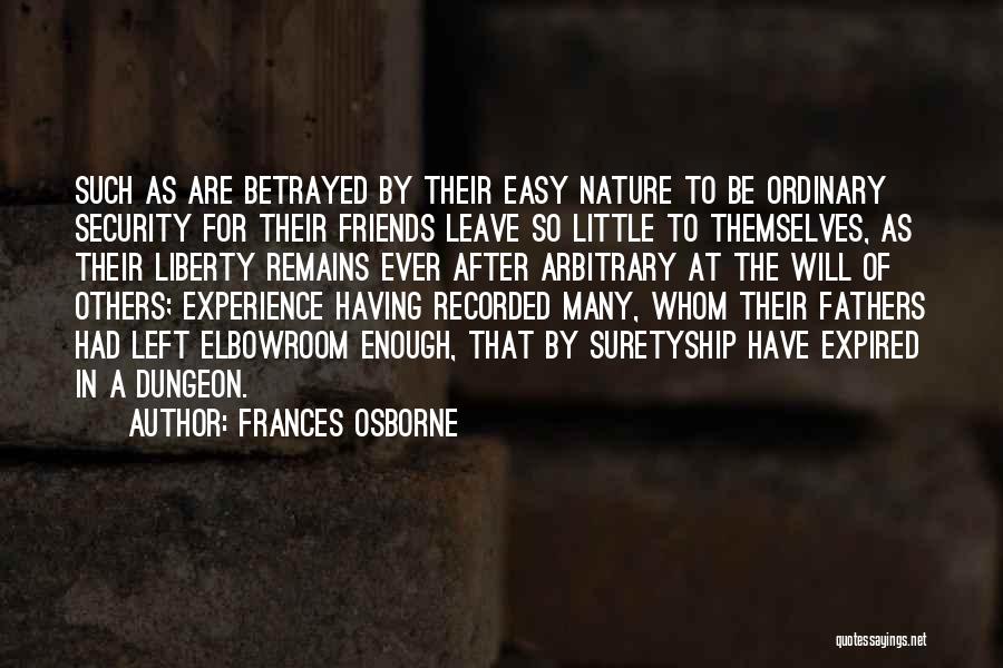 Easy To Leave Quotes By Frances Osborne