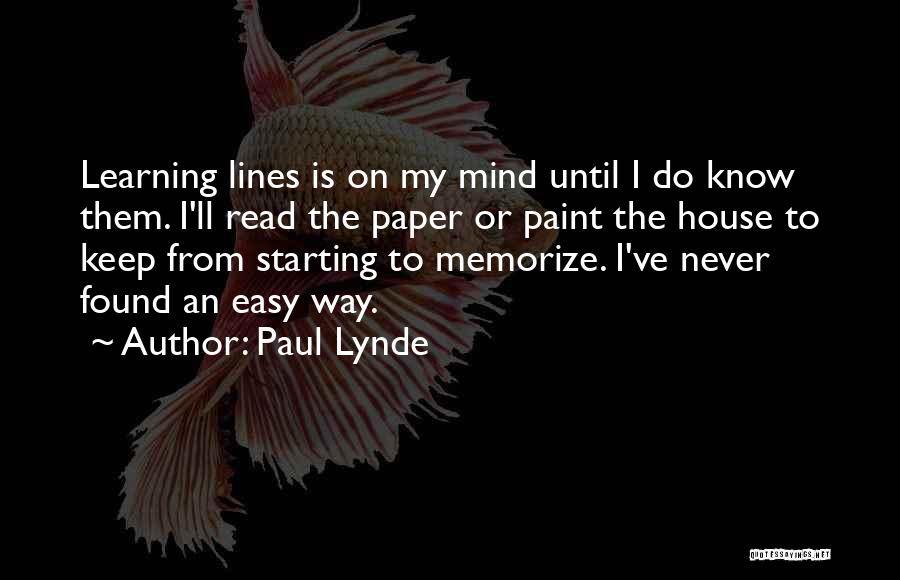 Easy To Memorize Quotes By Paul Lynde