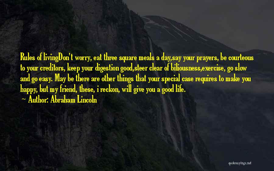 Easy To Say Quotes By Abraham Lincoln