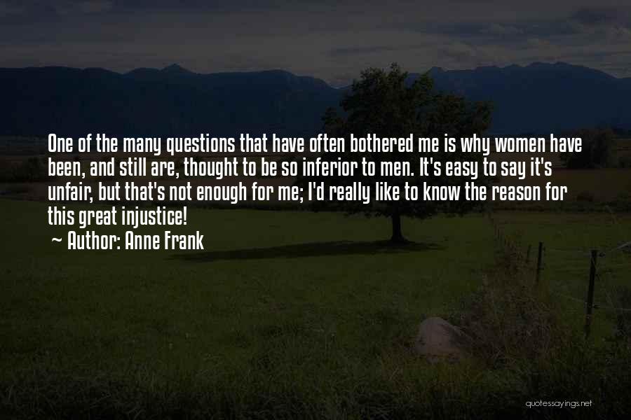 Easy To Say Quotes By Anne Frank