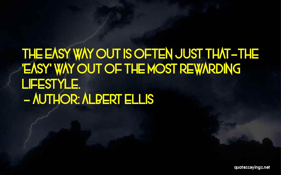 Easy Work Quotes By Albert Ellis