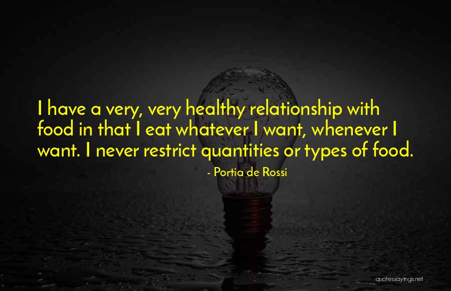 Eat Healthy Food Quotes By Portia De Rossi